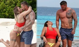 ‘Thảm họa thẩm mỹ’ nước Anh đi xe lăn ra biển, ôm hôn thắm thiết bồ trẻ