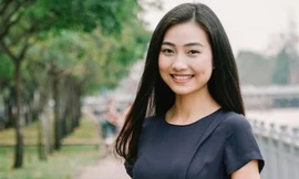 Người đẹp áo dài Bùi Nữ Kiều Vỹ kêu gọi ủng hộ phòng chống dịch tại Quảng Nam