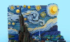Kiệt tác hội hoạ của Van Gogh được sản xuất thành bộ lắp ghép Lego hơn 1000 chi tiết