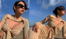 Tone màu nâu be 'lên ngôi', loạt mỹ nhân Việt khoe dáng nuột nà, bốc lửa