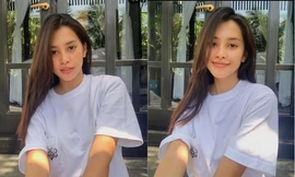 Chăm diện áo phông, Hoa hậu Tiểu Vy có cả '101' cách mix đồ cực khéo