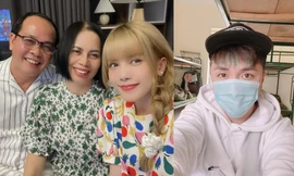 Thiều Bảo Trâm bên gia đình đón Tết, Minh Vương có giao thừa đặc biệt trong khu cách ly