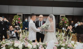 Hôn lễ đặc biệt của á hậu Hồng Kông thời COVID-19