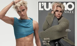 Quý tử thứ hai nhà Beckham lần đầu lên bìa tạp chí