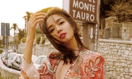 Hoa hậu Thế giới Trương Tử Lâm thông báo tin vui mang bầu vào ngày đầu năm