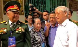 Tổng Bí Thư thăm khu hầm chứa vũ khí của tỷ phú Mai Hồng Quế