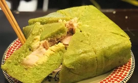 Dung dị bánh chưng chay, độc đáo nhân cá hồi