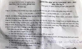 Xôn xao đề kiểm tra môn Hóa 'quảng cáo rượu làng Vân'