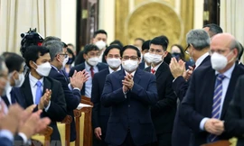 Thủ tướng Phạm Minh Chính gặp các đối tác quốc tế hỗ trợ vắc xin cho Việt Nam