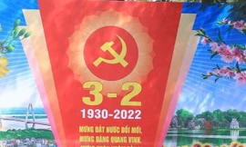 Điện mừng nhân kỷ niệm 92 năm Ngày thành lập Đảng Cộng sản Việt Nam