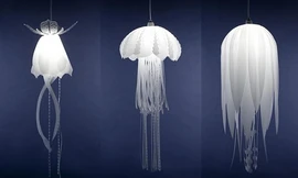 Lung linh với đèn trong suốt đến từ... đại dương