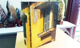 Cuốn từ điển phiên bản "Phố cổ Hà Nội" do họa sĩ Phạm Bình Chương vẽ bìa.