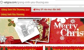 Nhộn nhịp sắm quà Noel qua mạng