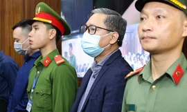 Ông Nguyễn Cao Trí tại phiên tòa sơ thẩm.