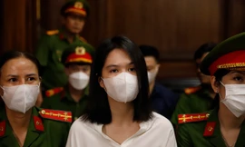 Ngọc Trinh tại phiên tòa.