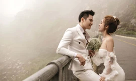 'Soái ca' Minh Anh của 'Những cô gái chân dài' hé lộ ảnh cưới lãng mạn