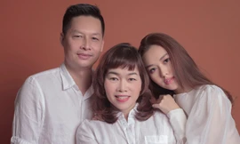 Á hậu Tường San khoe bố 'soái ca' 1m80 và mẹ xinh đẹp trong bộ ảnh gia đình 