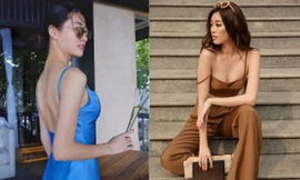 Lương Thuỳ Linh khoe vai trần nuột nà, Khánh Vân buông lơi vòng 1 sexy trên phố