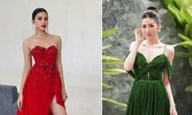 Tú Anh, Tiểu Vy khiến fans 'ngây ngất' khi khoe vai trần sexy với váy cúp ngực