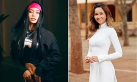 H'Hen Niê nữ tính với áo dài trắng, Mâu Thuỷ mặc kín mít vẫn khoe được eo thon nóng bỏng