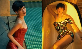 Tiểu Vy khoe nét đẹp lai Tây với tóc tém và body ‘tỉ lệ vàng’ cực nóng bỏng