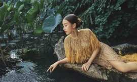 Đỗ Mỹ Linh trầm mình trong nước, hoá 'mỹ nhân cổ trang' giữa sông núi Tràng An 