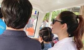 Hoa hậu Đặng Thu Thảo lần đầu lộ diện xinh đẹp sau khi sinh con thứ hai 