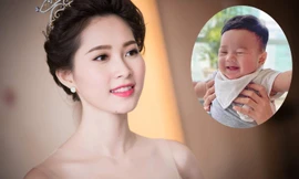 Hoa hậu Thu Thảo lần đầu tiên khoe cận mặt quý tử cực đáng yêu khiến sao Việt 'lụi tim'