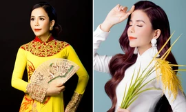 Oanh Lê khoe dáng với áo dài sau khi đăng quang Mrs International World 2019 