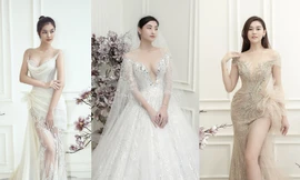 Dàn hậu lộng lẫy thử váy cưới bán đấu giá cho đêm nhạc gây quỹ vì Đà Nẵng