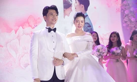 Thuý Vân bất ngờ thông báo đang mang bầu, còn tiết lộ giới tính thai nhi ngay trong hôn lễ