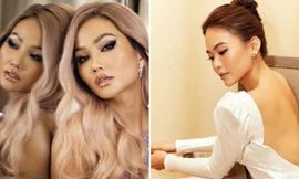 H'Hen Niê nhuộm tóc vàng như búp bê, Mâu Thuỷ khoe da nâu nóng bỏng 