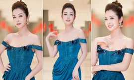 Jennifer Phạm diện váy dạ hội trễ nải, khoe chân dài nóng bỏng giữa tiết trời giá rét