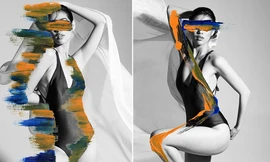 Khánh Vân bôi sơn khắp người chụp bikini và ý nghĩa sau đó khiến fans cảm động 