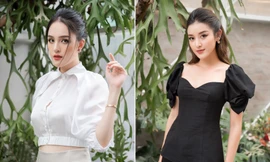 Á hậu Hoàng Anh khoe eo con kiến quyến rũ, Huyền My trễ nải gợi cảm