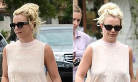 Britney Spears lại 'thả rông' xuống phố