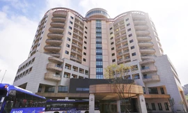 Tòa nhà nơi tổ chức các cuộc gặp gia đình ly tán từ Chiến tranh Triều Tiên. (Ảnh: AP)