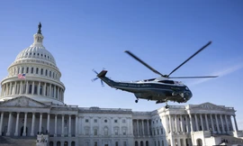 Cựu Tổng thống Mỹ Joe Biden rời Washington
