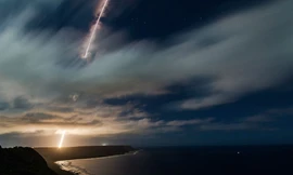 Một tên lửa đánh chặn đạn đạo được phóng từ căn cứ không quân Anderson trên đảo Guam trong cuộc thử nghiệm vào tháng 12/2024. (Ảnh: DoD)