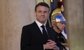 Tổng thống Pháp Emmanuel Macron. (Ảnh: AP)