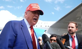 Tổng thống Mỹ Donald Trump. (Ảnh: AP)