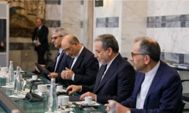 Ngoại trưởng Iran dự cuộc họp với người đồng cấp Ý tại Rome ngày 19/4. (Ảnh: Reuters)