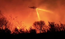 Mỹ đang hứng chịu đợt cháy rừng tốn kém nhất trong lịch sử. (Ảnh: AP)