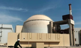 Nhà máy điện hạt nhân Bushehr của Iran. (Ảnh: AP)