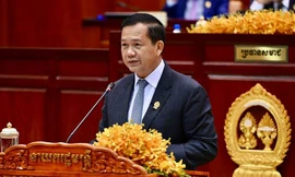 Thủ tướng Campuchia Hun Manet. (Ảnh: Khmer Times)