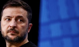 Tổng thống Ukraine Volodymir Zelensky. (Ảnh: Reuters)