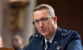 Ông Dan "Razin" Caine được Thượng viện Mỹ phê chuẩn làm Chủ tịch Hội đồng tham mưu trưởng Liên quân Mỹ. (Ảnh: AP)