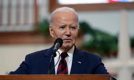 Tổng thống Biden phát biểu tại nhà thờ ở Nam Carolina ngày 19/1. (Ảnh: AP)