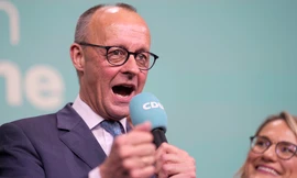 Friedrich Merz chiến thắng trong cuộc bầu cử ngày 23/2. (Ảnh: AP)
