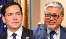 Ngoại trưởng Mỹ Marco Rubio và người đồng cấp Philippines Enrique Manalo. (Ảnh: SCMP)